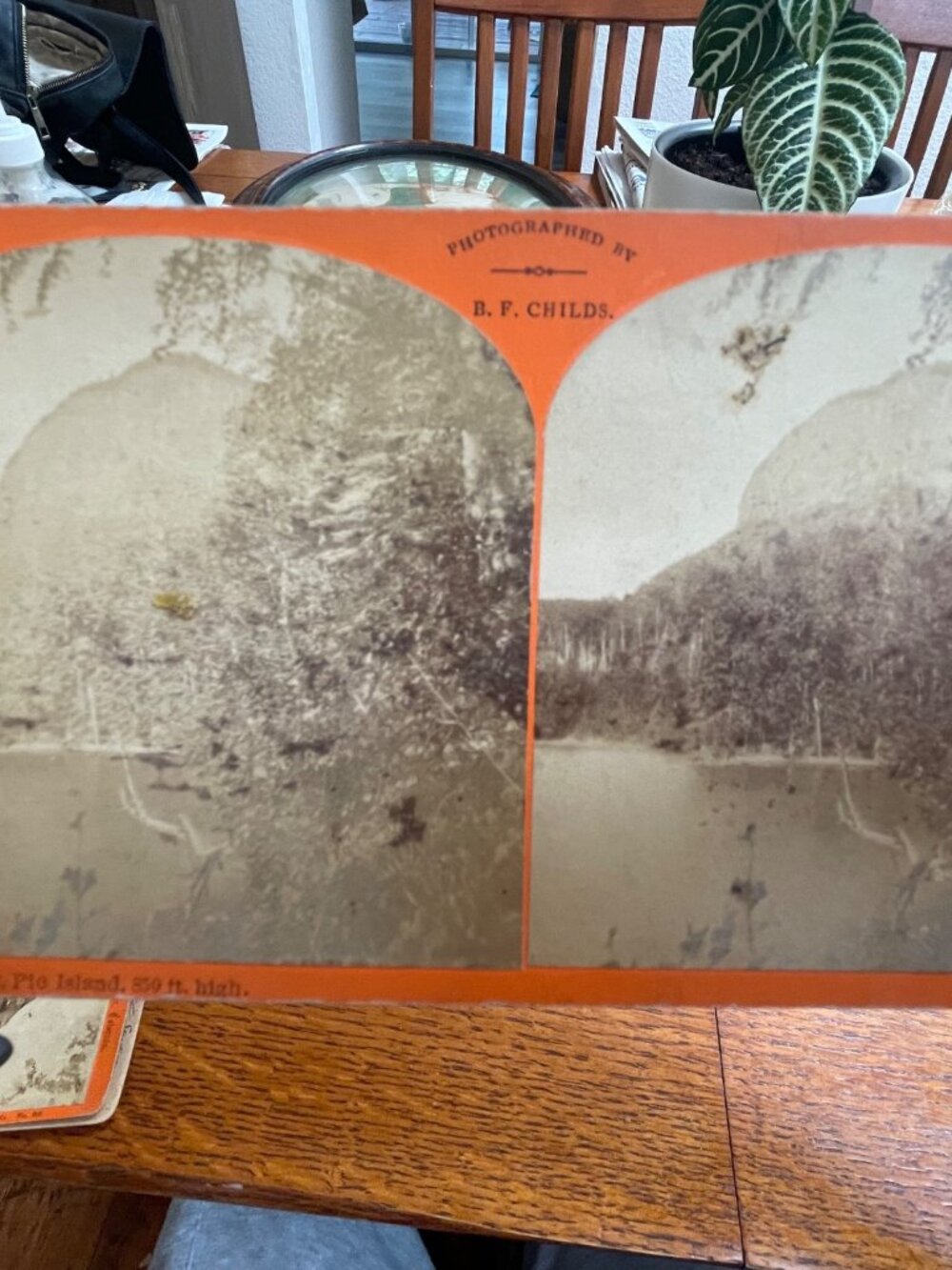 Gems Of Lake Superior Stereoview By B.F. Childs Pictured Rocks Vintage Photograp